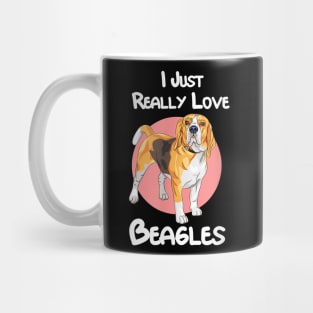Dog I Just Really Love Beagles Dog Clothes Beagle 192 paws Mug
